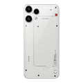 Back view of Nothing Phone 3A Lite 5G showing camera module and clean rear design with protective case