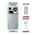 Clear hard back case compatibility guide showing fit for Nothing Phone 4A Pro 5G and not compatible with other models