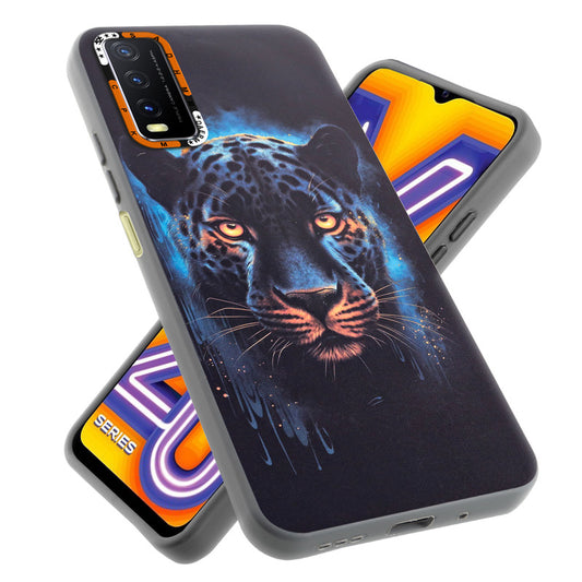Dark Elegant Wild Creatures Printed Back Cases For Vivo Y20