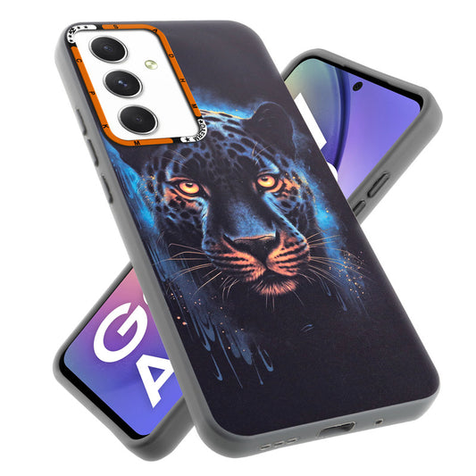 Dark Elegant Wild Creatures Printed Back Cases For Samsung A54 5G