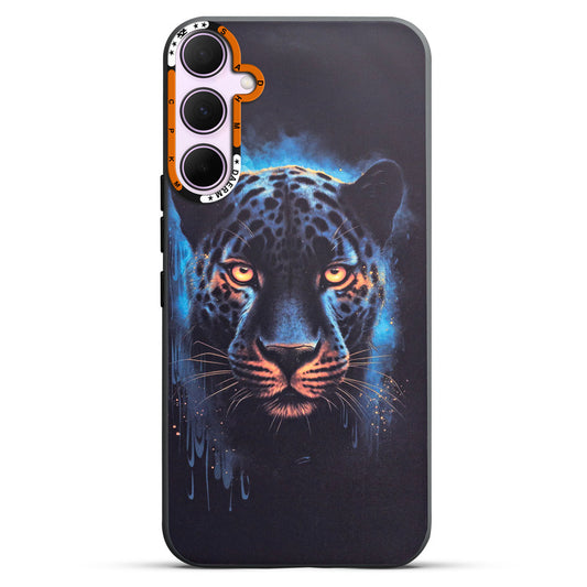 Dark Elegant Wild Creatures Printed Back Cases For Samsung S24 5G