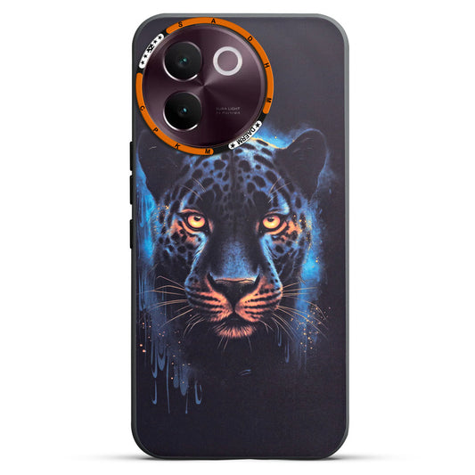Dark Elegant Wild Creatures Printed Back Cases For Vivo V30e 5G