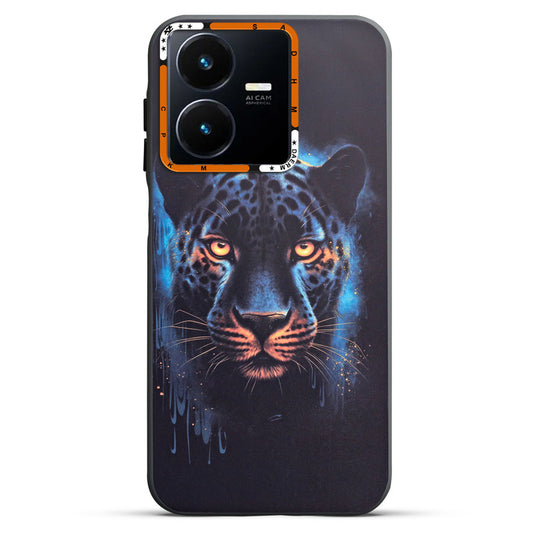 Dark Elegant Wild Creatures Printed Back Cases For Vivo Y22