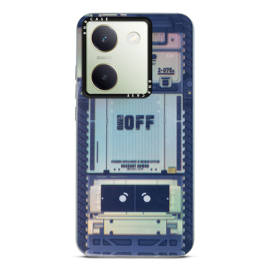 Colorful Reflective Circuit Prints Hard Back Protector Case For Vivo Y300 Plus 5G