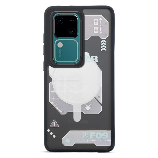 Circuit Printed Hard Back Cover Case For Vivo V30 5G