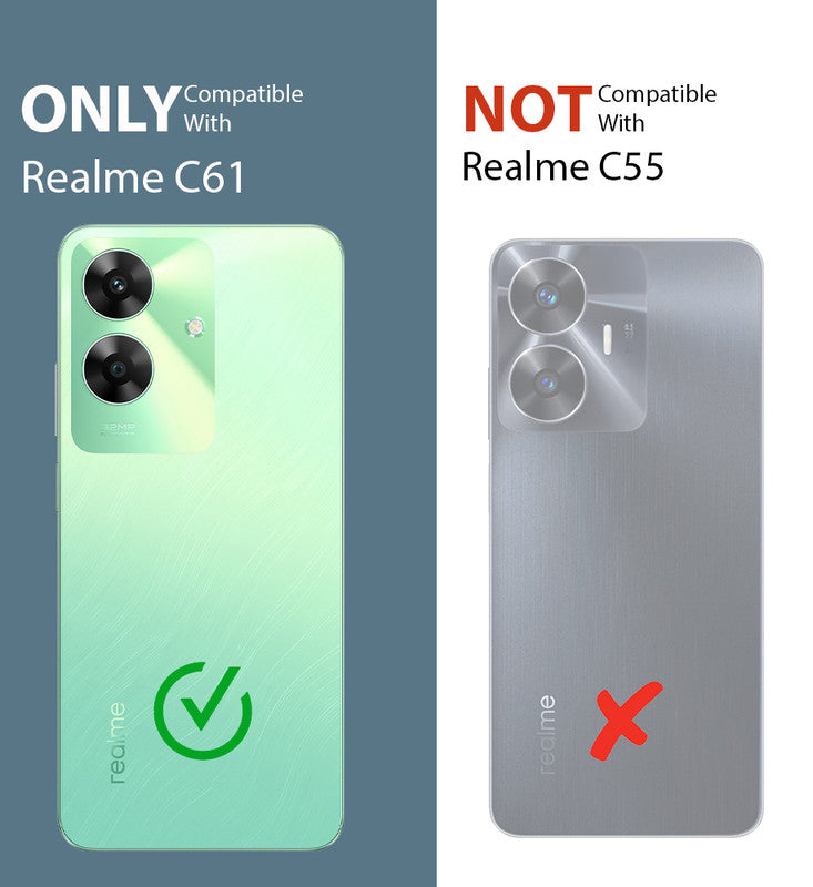 Rainbow Circuit Print Hard Case For Realme C61