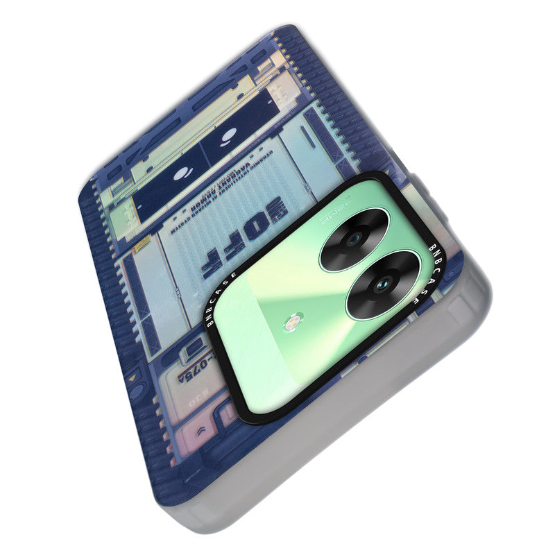 Rainbow Circuit Print Hard Case For Realme C61