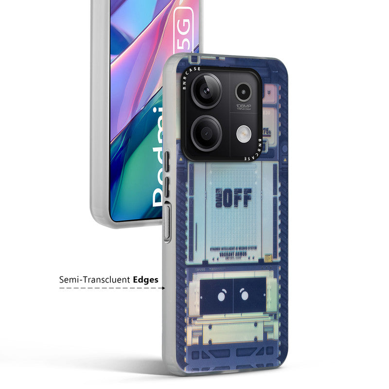 Rainbow Circuit Print Hard Case For Redmi Note 13 5G