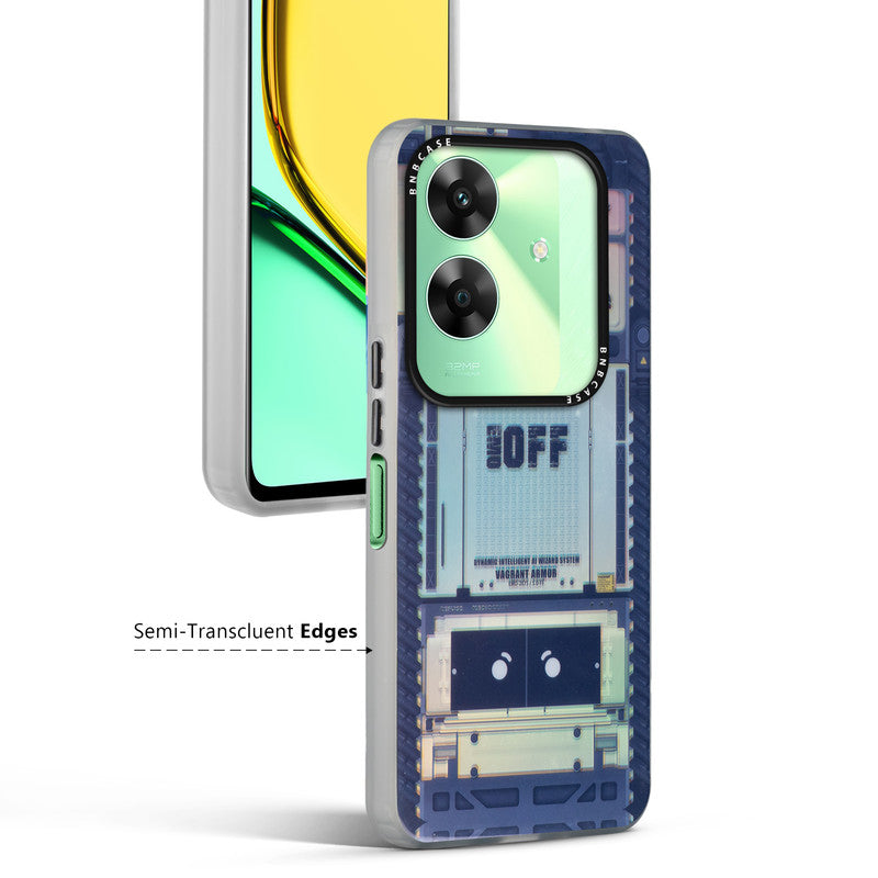 Rainbow Circuit Print Hard Case For Realme C61
