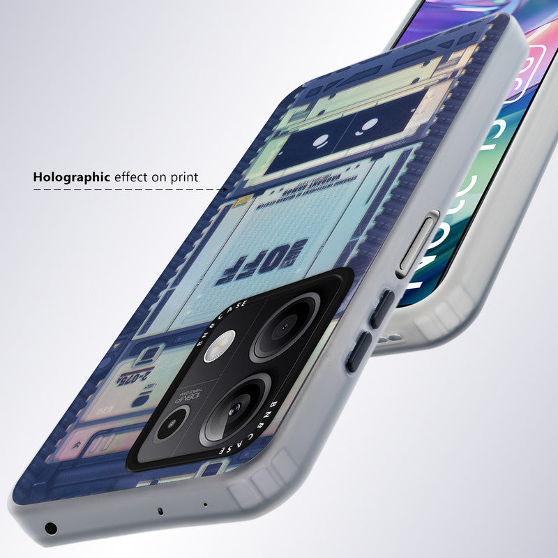 Rainbow Circuit Print Hard Case For Redmi Note 13 5G