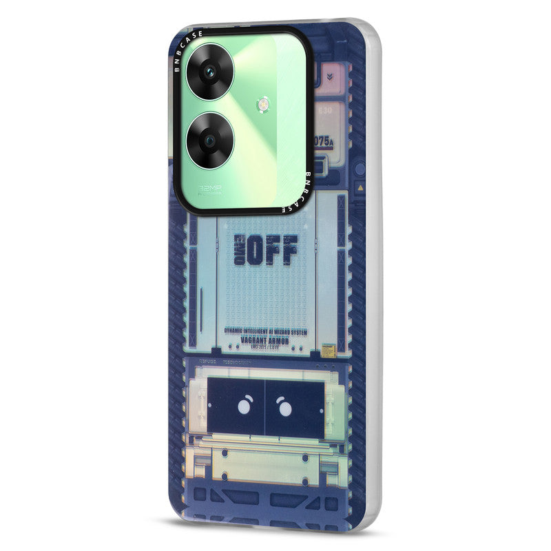 Rainbow Circuit Print Hard Case For Realme C61