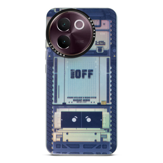 Colorful Reflective Circuit Prints Hard Back Protector Case For Vivo V30e 5G