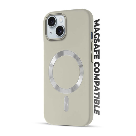 Hard Back Magnetic Case for Apple iPhone 15 with Wireless Charging Support