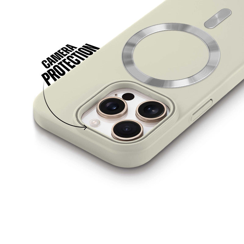 Hard Back Magnetic Case for Apple iPhone 15 Pro Max with Wireless Charging Support
