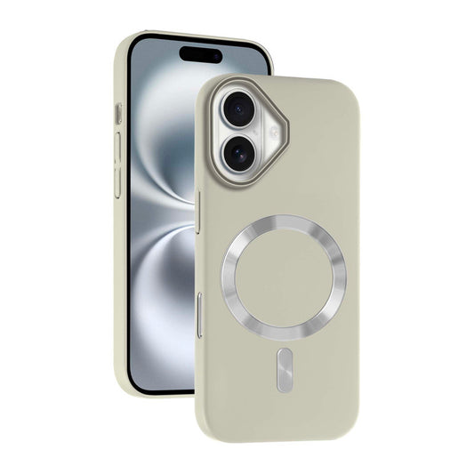 Hard Back MagSafe Case for Apple iPhone 16, Durable Design & Shiny MagSafe Ring
