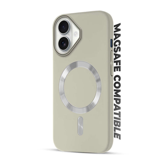 Hard Back MagSafe Case for Apple iPhone 16, Durable Design & Shiny MagSafe Ring
