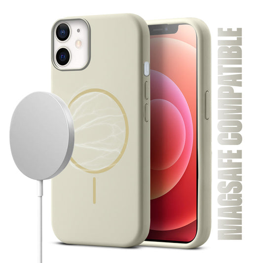 MagSafe Compatible Liquid Silicone Case For Apple iPhone 12