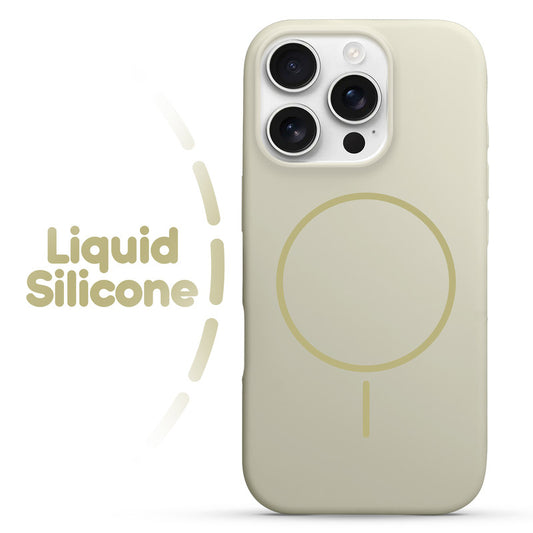 Cloud Feel Silicone Case for Apple iPhone 16 Pro – Supports Wireless Charging