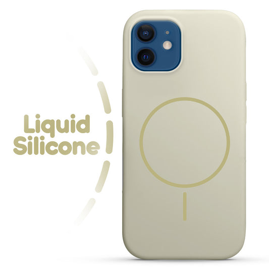 Cloud Feel Silicone Case for Apple iPhone 12 – Supports Wireless Charging