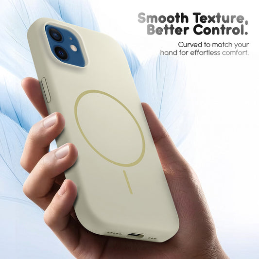 Cloud Feel Silicone Case for Apple iPhone 12 – Supports Wireless Charging
