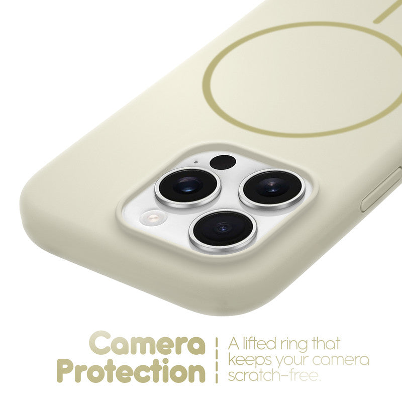 Cloud Feel Silicone Case for Apple iPhone 16 Pro – Supports Wireless Charging