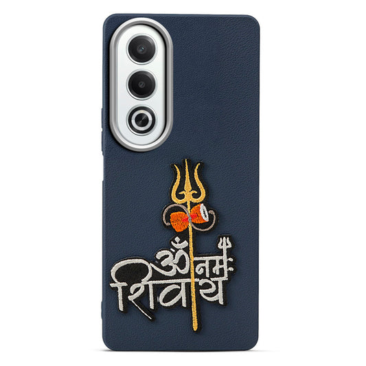 Sleek Textured Silicone Case for Oppo K12x 5G Featuring Divine Embroidery on the Back