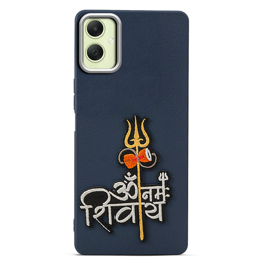 Sleek Textured Silicone Case for Samsung A06 5G Featuring Divine Embroidery on the Back
