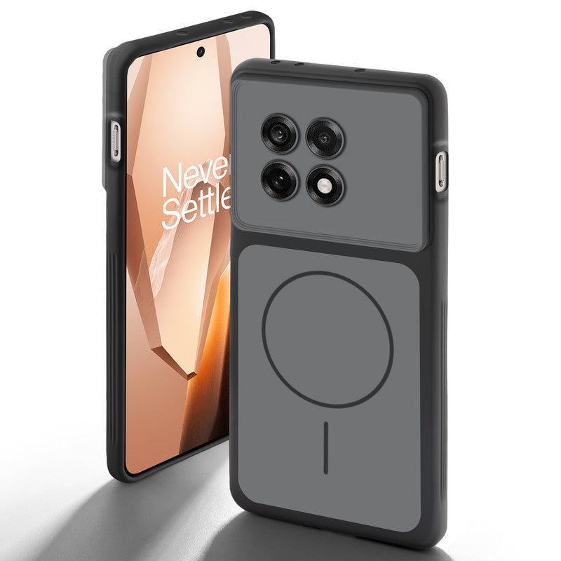 Dual tone silicone Black back cover for OnePlus 13R 5G showing camera protection and design