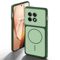 Dual tone silicone Green back cover for OnePlus 13R 5G showing camera protection and design