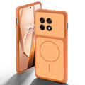 Dual tone silicone Orange back cover for OnePlus 13R 5G showing camera protection and design