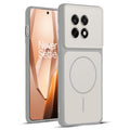 Full protective dual tone White silicone case for OnePlus 13R 5G showing front and back design coverage