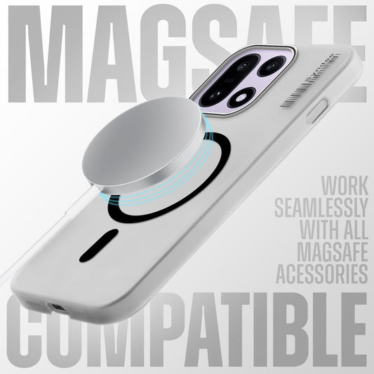 Frosted Sleek Matte Wireless Charging Support Back Cover Case for OnePlus 15 5G With Raised Camera Protection