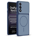 Full protective dual tone Blue silicone case for OnePlus Nord 5 5G showing front and back design coverage