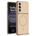 Full protective dual tone Brown silicone case for OnePlus Nord 5 5G showing front and back design coverage