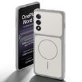 Dual tone silicone White back cover for OnePlus Nord 5 5G showing camera protection and design