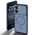 Dual tone silicone Blue back cover for OnePlus Nord CE 5 5G showing camera protection and design
