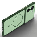Slim silicone Green phone case for OnePlus Nord CE 5 5G side angle view showing grip texture and precise cutouts