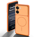 Dual tone silicone Orange back cover for OnePlus Nord CE 5 5G showing camera protection and design