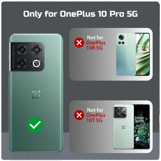 Crystal Clear Hard Anti-Yellow Transparent Back Cover Case For OnePlus 10 Pro