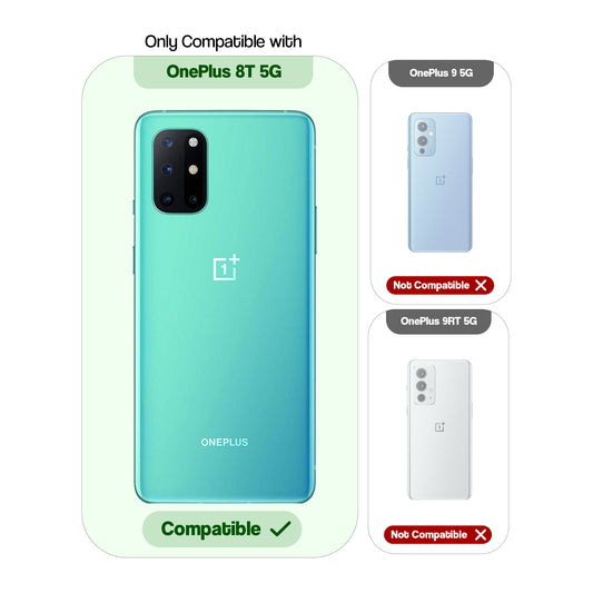 Frosted Sleek Matte With Raised Camera Protection Back Cover Case For OnePlus 8T
