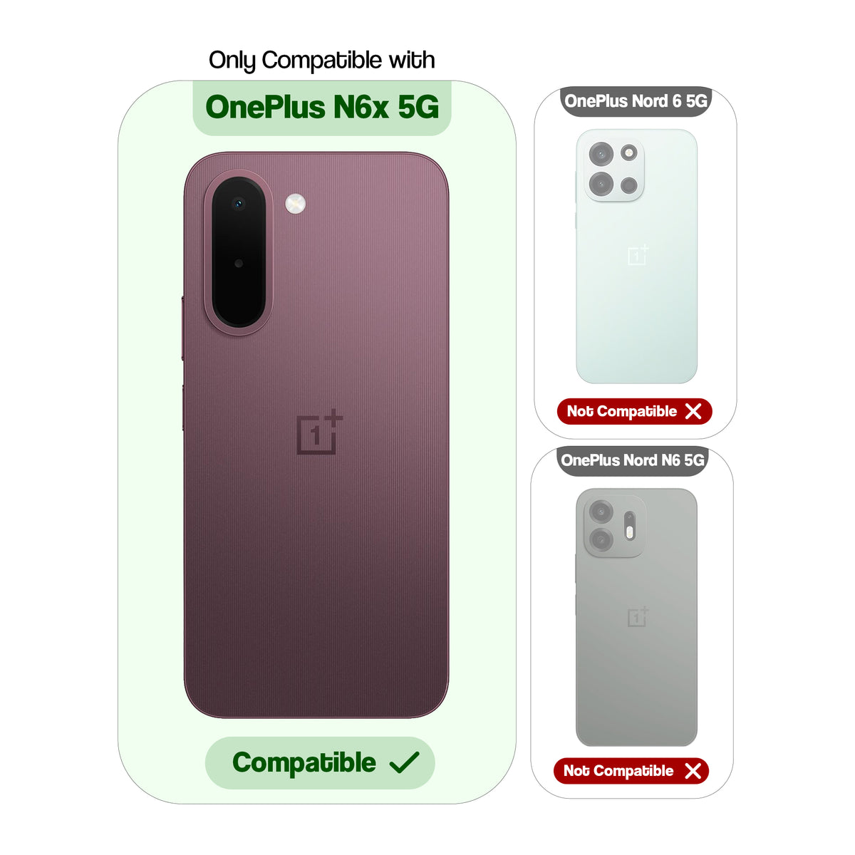 Colourful Frosted Matte With Raised Camera Protection Back Cover Case For OnePlus N6x 5G