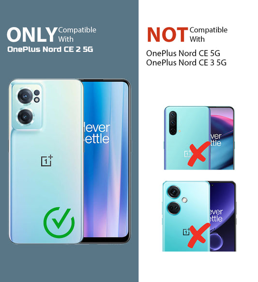 Crystal Clear Premium Shiny Edges Hard Back Case For OnePlus Nord CE 2 Lite 5G