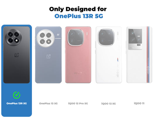 Crystal Clear Transparent Hard Back Anti-Yellowing with MagSafe Compatibility Phone Case For OnePlus 13R 5G