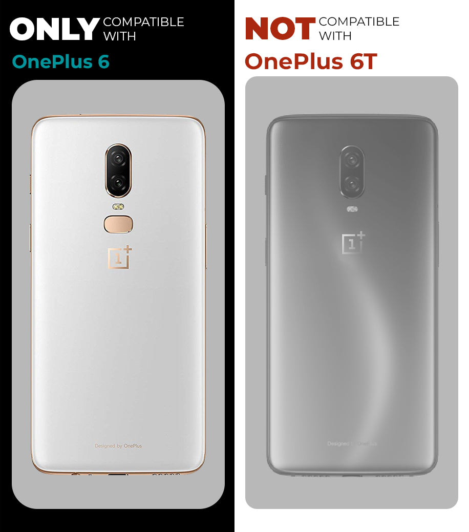 Silicone Grip Clear Case Ring Holder Kickstand For OnePlus 6