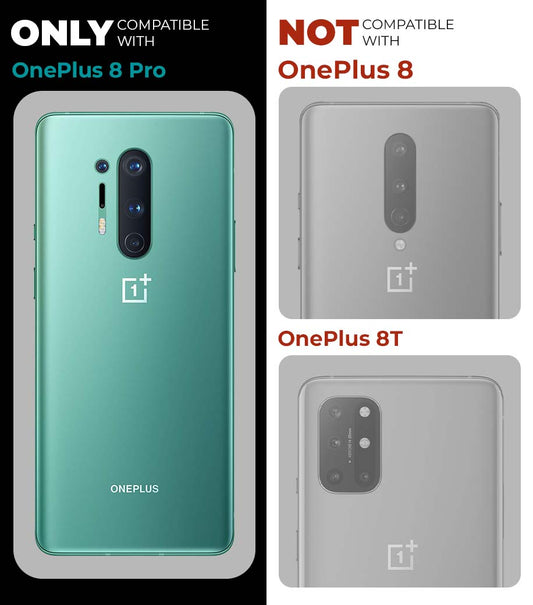 Crystal Clear Hard Back Anti-Yellowing Phone Case For OnePlus 8 pro