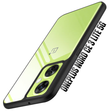 Premium Silicon Soft Framed Case with Clear Back Cover For OnePlus Nord CE 3 Lite 5G