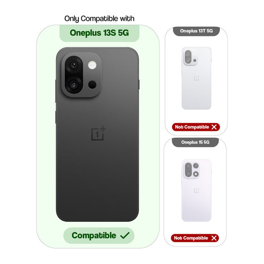 Shockproof Hybrid Transparent Phone Case For OnePlus 13s 5G with Hard Back and Soft Bumper for Maximum Protection