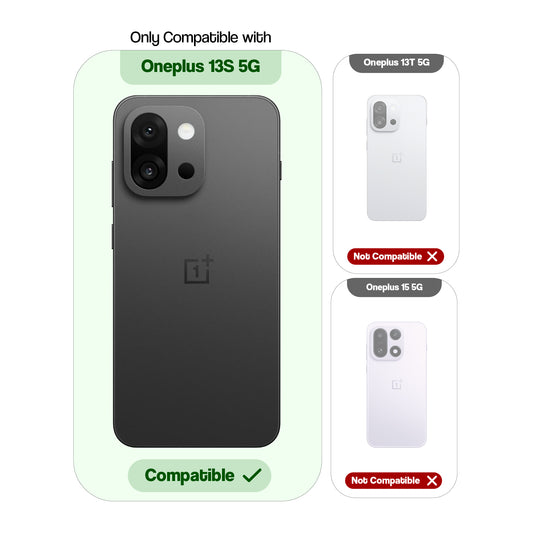 Frosted Sleek Matte With Raised Camera Protection Back Cover Case For OnePlus 13S 5G