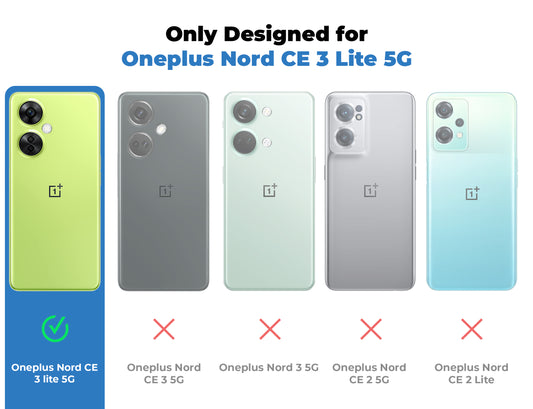 Shockproof Hybrid Transparent Phone Case For OnePlus Nord CE 3 Lite 5G