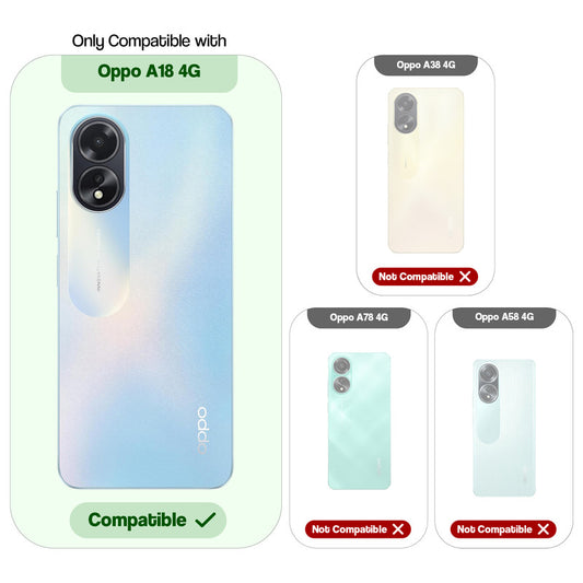 3D Puffer Pattern Silicone Back Cover for Oppo A18 4G, Shockproof Protective Case